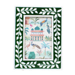 Resin picture frame (3.5" X 5.5") - Green