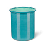 Tall Enamel Utensil Holder in Petrol blue/Eau de Nil