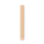 Khaki Brown Eco Dinner Candles, 25 per pack: 1