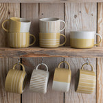 Yarrow Mug - Brushed Mustard Yellow - Large (Set of 2)