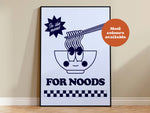 Noodles Noods Takeaway Print: Green / A5