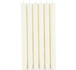 Pearl White Eco Dinner Candles, 25 per pack: 1