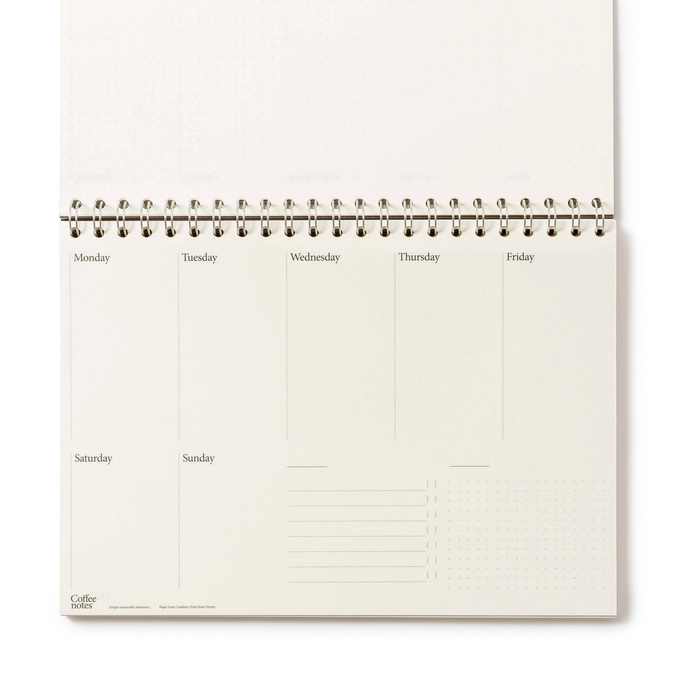 Orange Weekly Planner