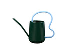 NEW Scalloped Indoor Watering Can -  Dark Green FSC 100%