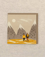 Mountain Walk Greetings Card