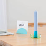 Geometric Photo Clip - Semi Circle: Blue