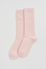 Frosting Pink Merino Bed Socks: Frosting Pink / Small (UK 4-8)