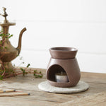 SUNU Stoneware Essential Oil Burner: Green Cardamom