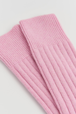 Sugar Pink Merino Bed Socks: Sugar Pink / Small (UK 4-8)
