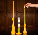 Saffron Yellow Eco Dinner Candle