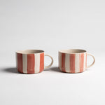 Cornflower Mug - Brushed Berry Red - Large (Set of 2)