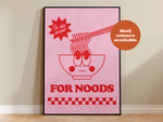 Noodles Noods Takeaway Print: Green / A5