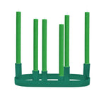 NEW! Oval Metal Candelabra in Beryl Green: 2