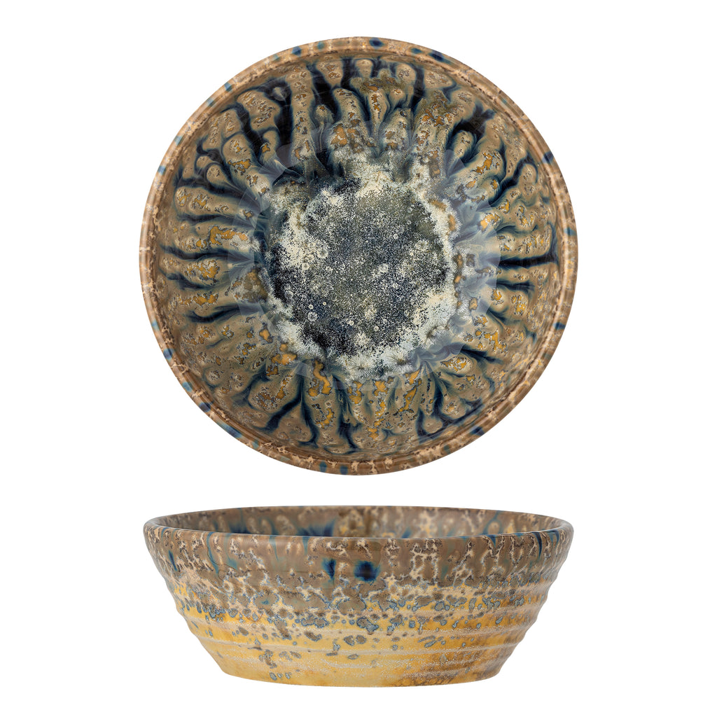 Milani Bowl blue stoneware