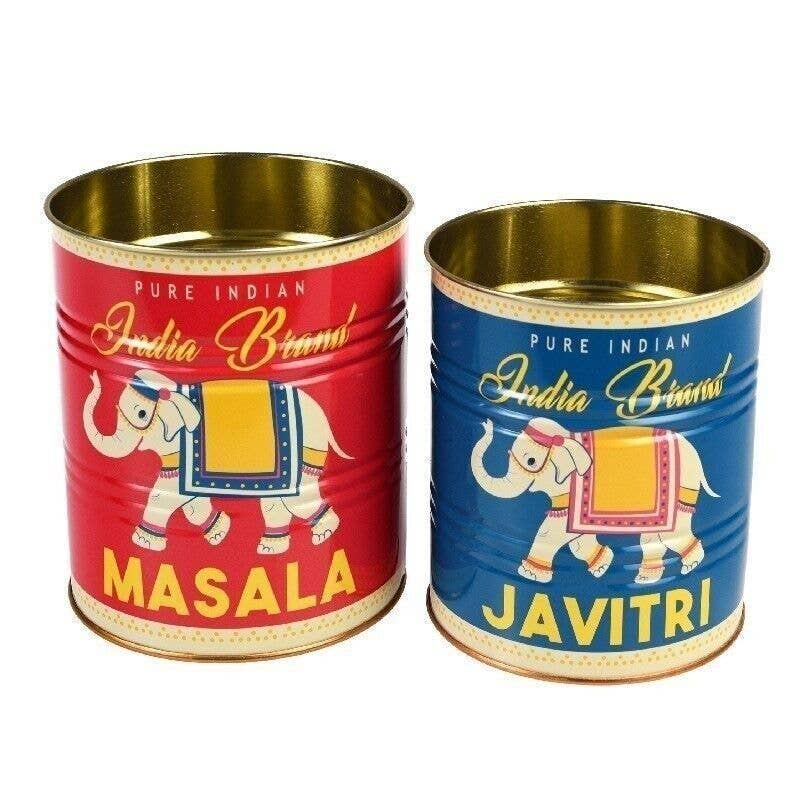 Storage Tins - Masala And Javitri