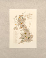 Great British Cycle A3 Map Checklist: Print Only