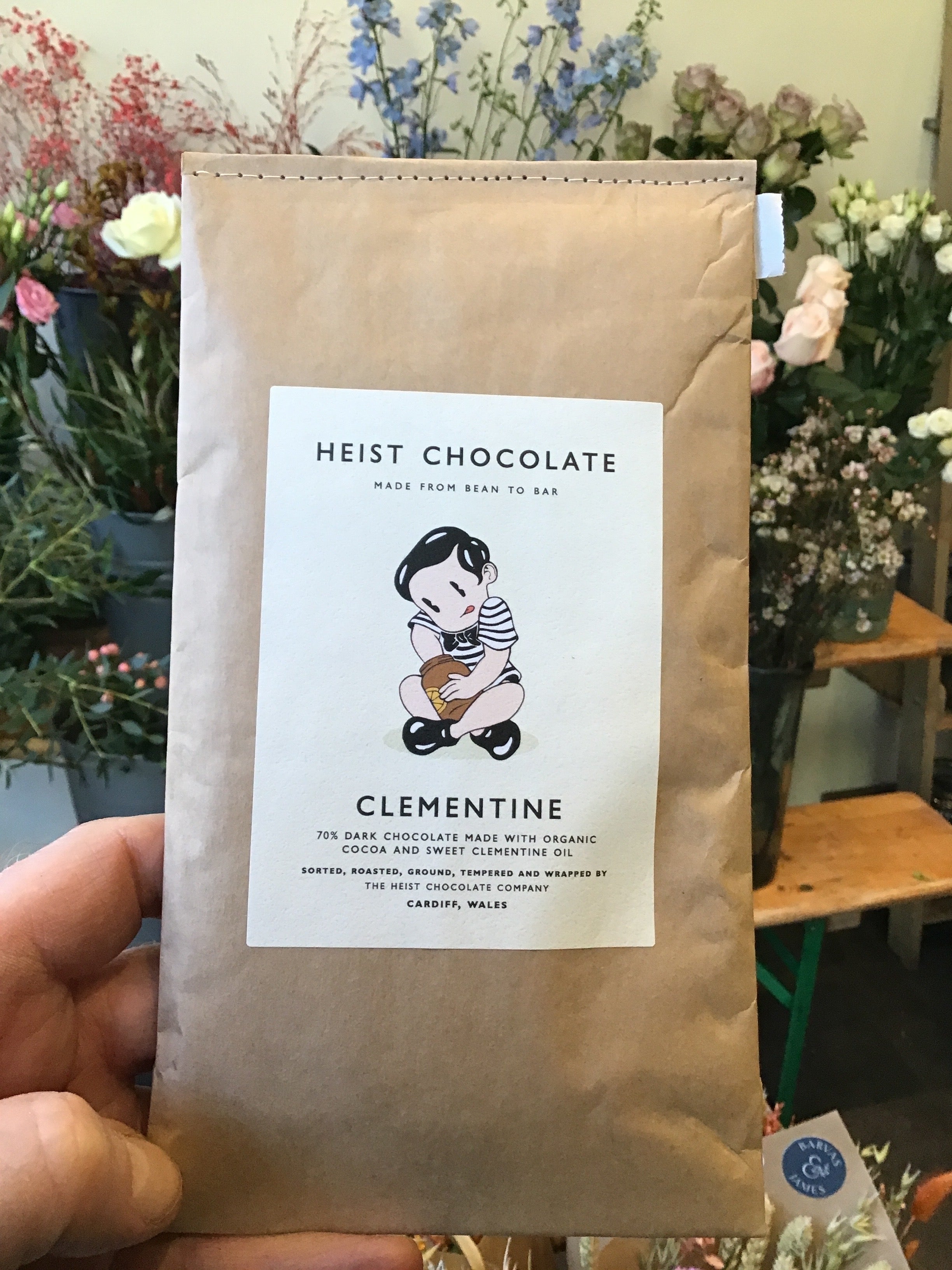 Heist 70% Clementine Chocolate