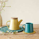 ALO Stoneware Conical Mug: White Wash