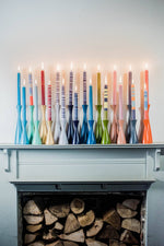 Opaline Green Eco Dinner Candles, 6 per pack: 6