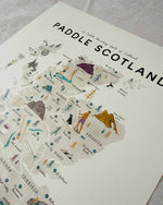 Paddle Scotland A3 Map Checklist: Wooden Hanging Frame