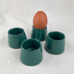 ANDAA Minimalist Stoneware Conical Egg Cup: Ice Wash