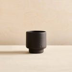 BOTANY porcelain plant pot LARGE: Graphite Black
