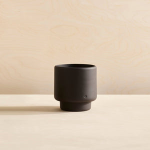 BOTANY porcelain plant pot LARGE: Dark Terracotta