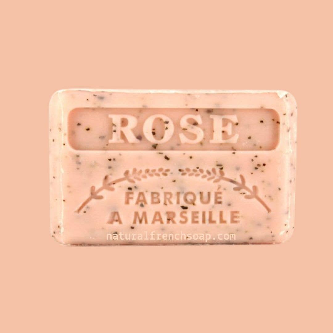 125g Crushed Rose Wholesale French Soap