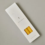 Yellow Box of 12 Dining Candles