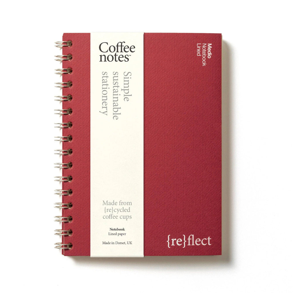 Valentine Wirebound Notebook (Lined): Scarlet / Medio
