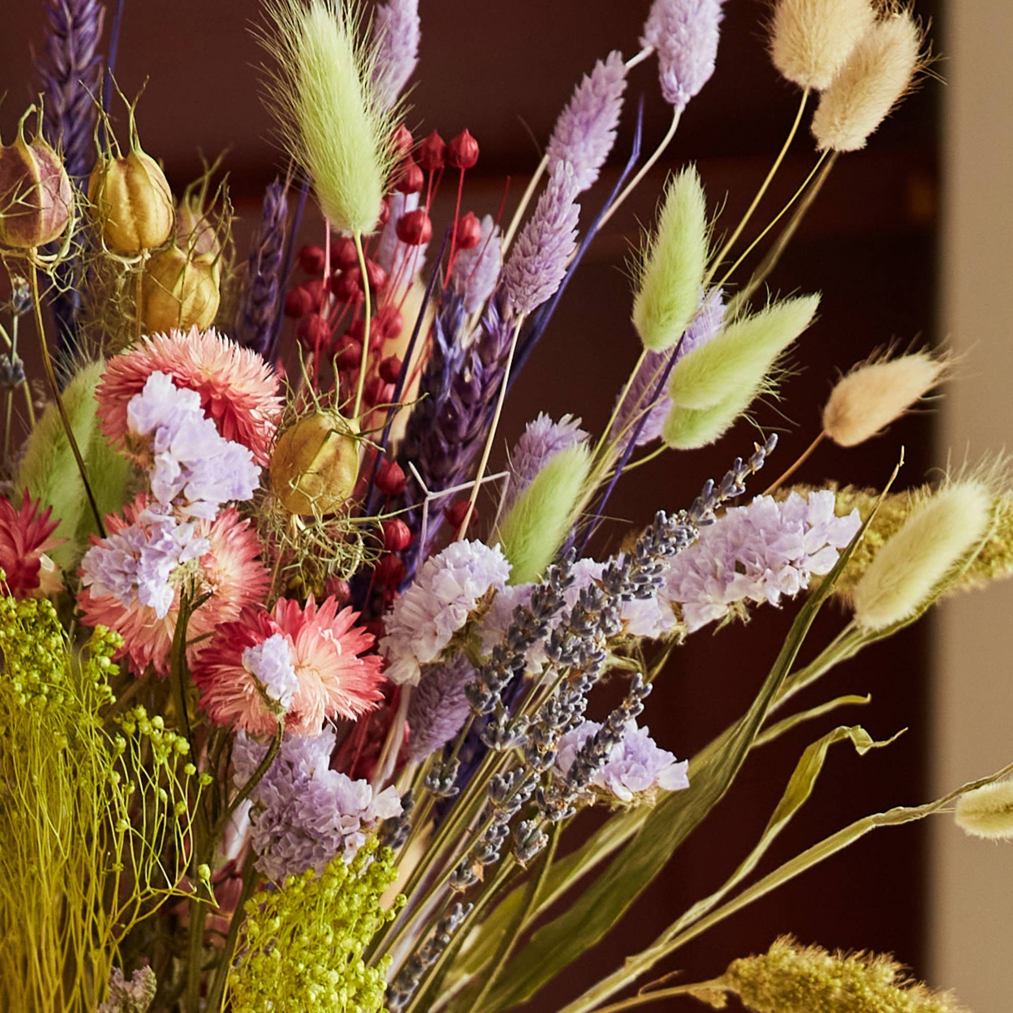 Dried Flowers - Field Bouquet Purple Dusk: Medium