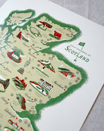 Golf Courses of Scotland A3 Map Checklist: Print Only