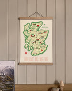 Golf Courses of Scotland A3 Map Checklist: Print Only