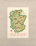 Golf Courses of Scotland A3 Map Checklist: Print Only