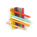 Poppy Red Eco Dinner Candles, 6 per pack: 6