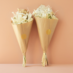Dried Flowers Field Bouquet - Exclusive White - Wedding Favorite: Large