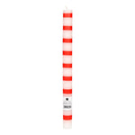 Red & White Dinner Candles | 25 Candles | POS Unit | Xmas |