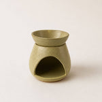 SUNU Stoneware Essential Oil Burner: Mineral Brown