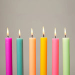 Neon Nights ~ Box of 12 Dining Candles