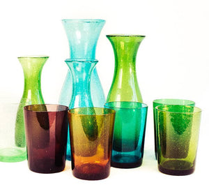 Almond Shell Handmade Glass Tumbler: 6