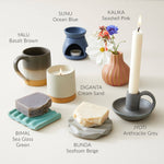 SUNU Stoneware Essential Oil Burner: Yellow Ginger