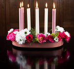 Pearl White Eco Dinner Candles, 25 per pack: 1