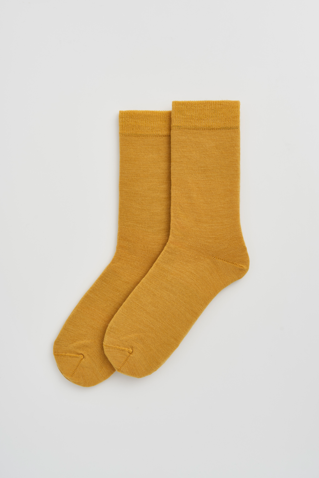 Golden Yellow Merino Socks: Golden Yellow / Large (UK 11-13)