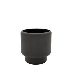 BOTANY porcelain plant pot LARGE: Dark Terracotta