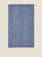 Herringbone Pure Wool Throw: Neutral