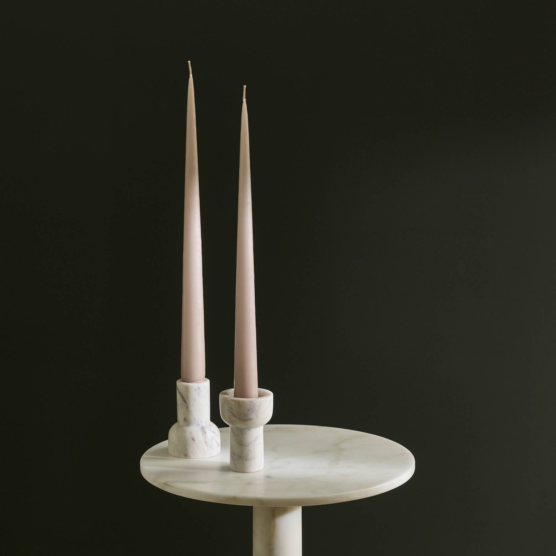 Como Tealight and Taper Candle Holder: Forest Green