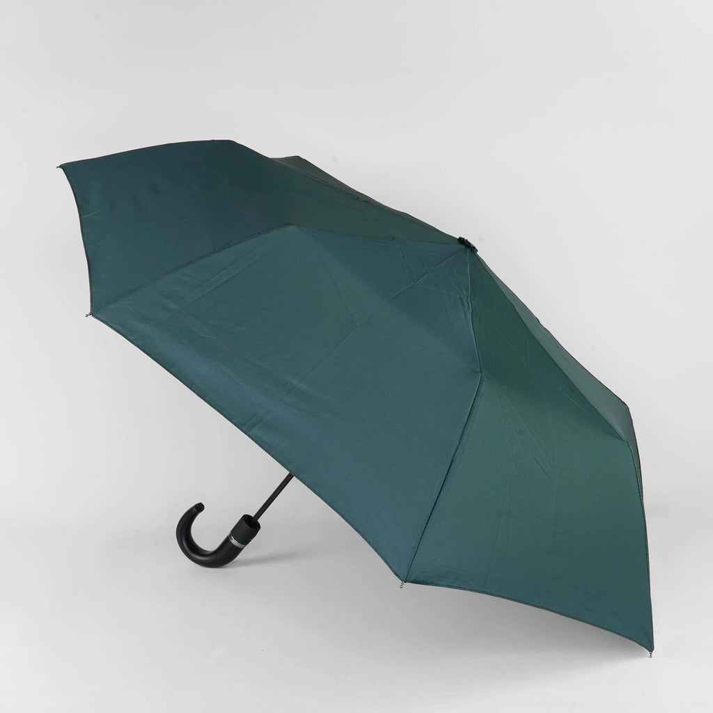 Short Folding Auto Umbrella: Green