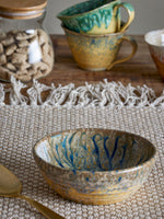Milani Bowl blue stoneware