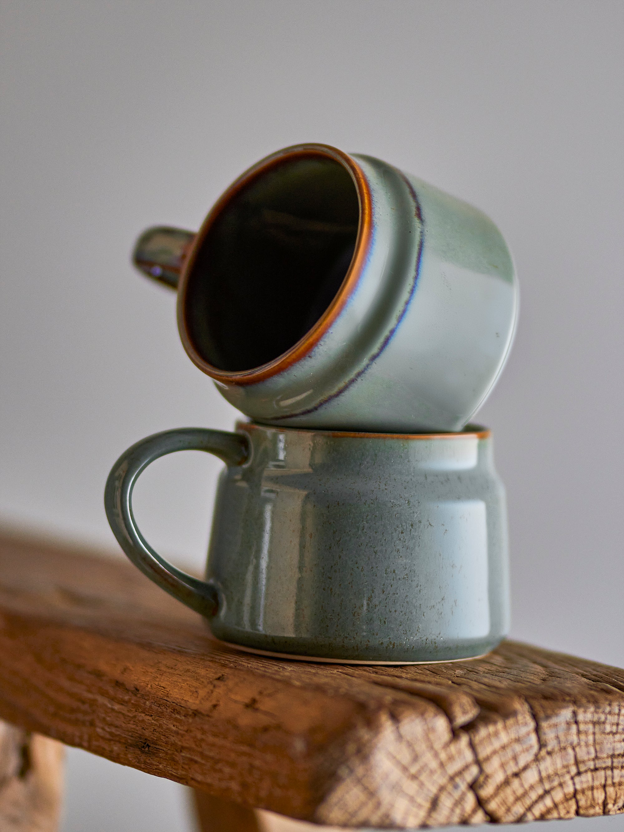 Pixie Mug Green Stoneware