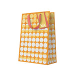 Gift bag Playful Geometrics Yellow eclipse Large